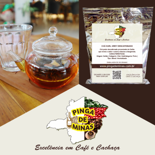 Chá Earl Grey Descafeinado