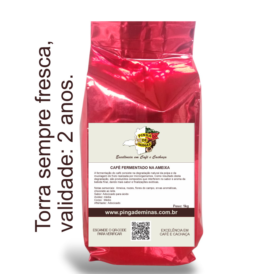 CAFÉ FERMENTADO NA AMEIXA